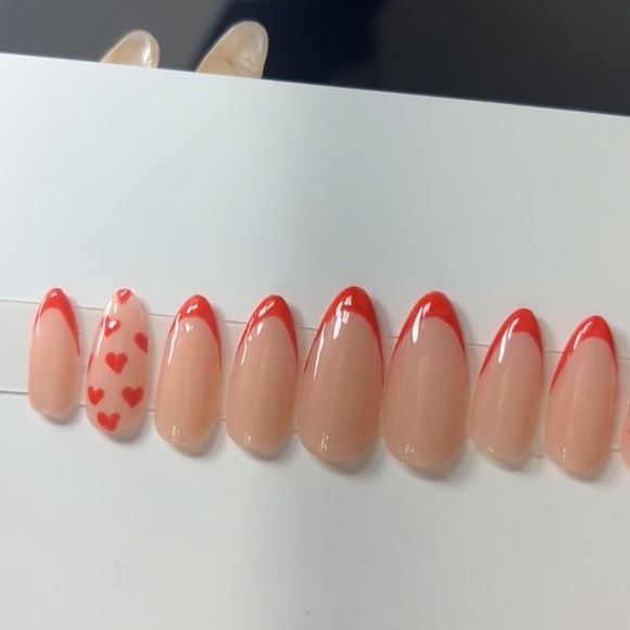 Luxury Homemade Press On Nails (Valentines) - Picture 7 of 8